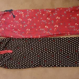Women's Old Navy Pajama Pants 2 Pairs L